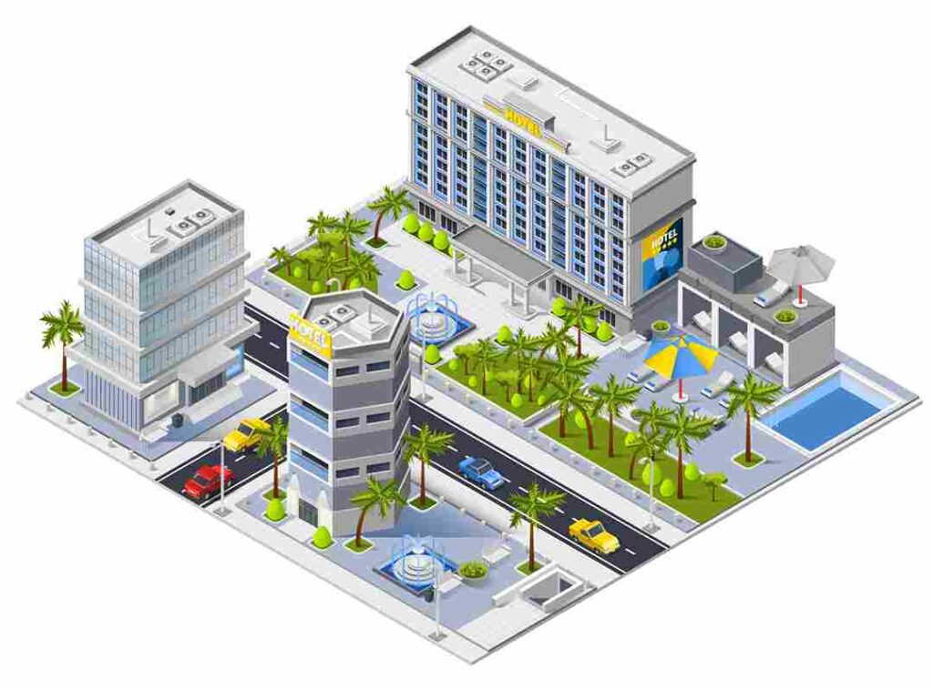 Hotel construction site